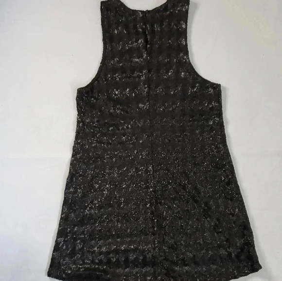 Aritzia Talula Canterbury Matte  Sequin Black Sz M - Picture 8 of 8